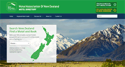 Desktop Screenshot of nzmotels.co.nz